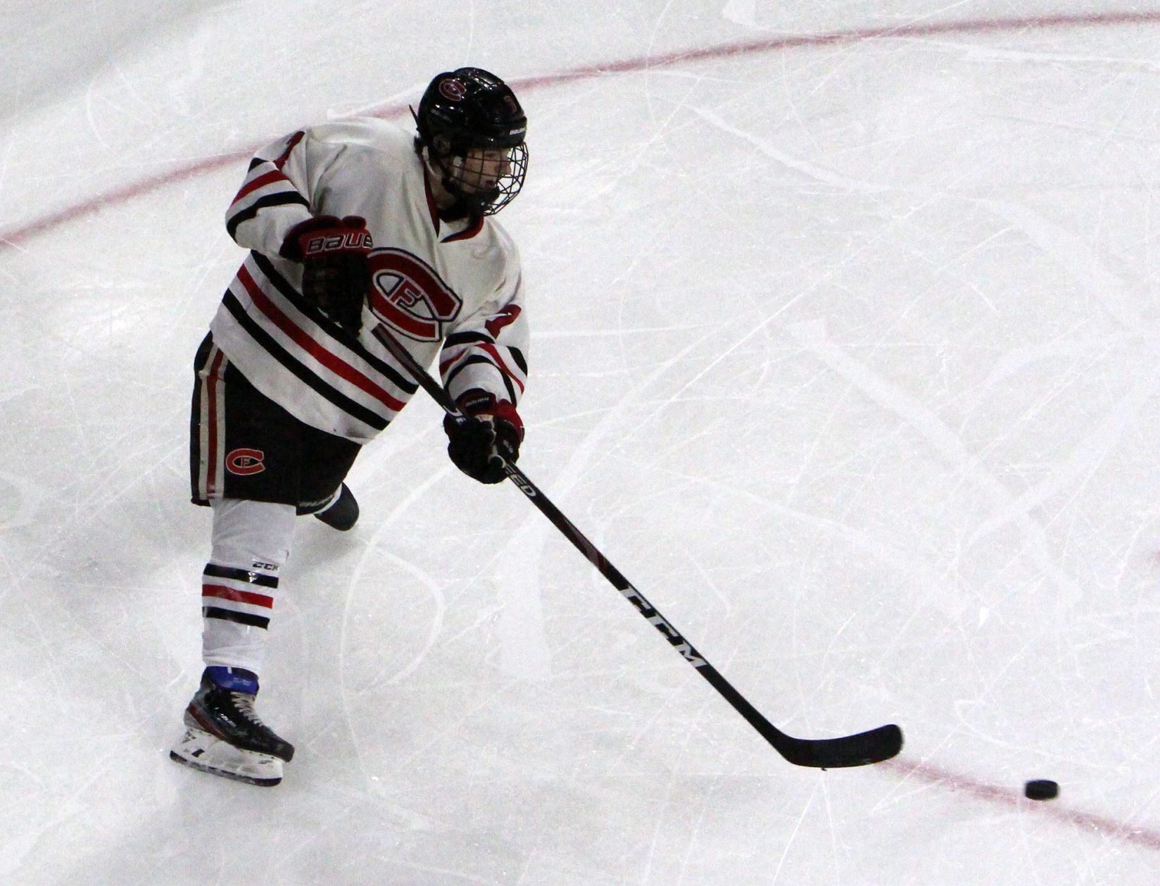 Chi-Hi boys hockey vs Verona at Division 1 state semifinals 3-6-20